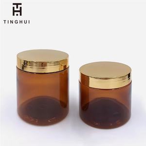 มีสินค้าในสต็อก ขวดพลาสติก PET ใส ขนาด 100 มล. 120 มล. 150 มล. 200 มล. 250 มล. พร้อมฝาสีทอง บรรจุภัณฑ์เครื่องสำอางสุดหรูสำหรับครีม - Product Image 2