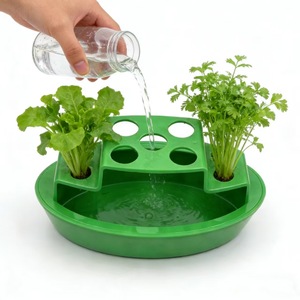 Hydroponic Scallion Grower Soilless Automatic Regenerating For Home Use Round Design No Installation Required - Product Image 3