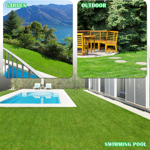 Chất lượng cao 35mm đống Chiều cao cỏ nhân tạo cỏ PP + PE vật liệu cuộn bao bì sân sau bóng đá golf thể thao sàn bán buôn - Product Image 5