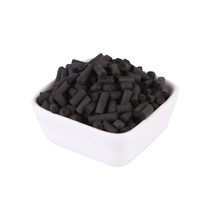 Charbon actif extrudé de type charbon pour la purification de l'eau, vente en vrac, particules de charbon actif 9mm 4mm 3mm
