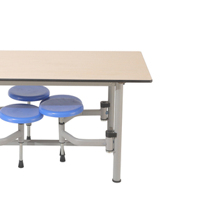 Mesa de Comedor Plegable de 4 Plazas <span class=keywords><strong>para</strong></span> Cantina Escolar, Muebles <span class=keywords><strong>para</strong></span> Comedor de Grado Comercial - Product Image 2