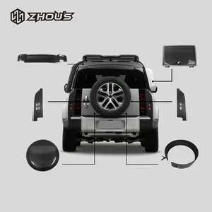 Spoiler di parti di parti di parti di parti di parti del motore cofano del motore accessori auto Kit carrozzeria per la fibra di carbonio Land Rover Defender Body Kit