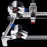 Mini graveur laser CNC de bureau 40W, 42x40cm pour la gravure et la découpe du métal, du bois, du verre, du cuir, outil industriel DIY