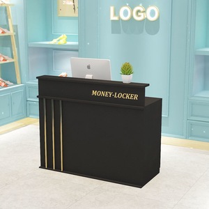 Z Luxury Modern bar Shop <b>Small</b> Cash Register Reception <b>Desk</b> Simple Barbershop Beauty Salon Front <b>Desk</b> - Product Image 3
