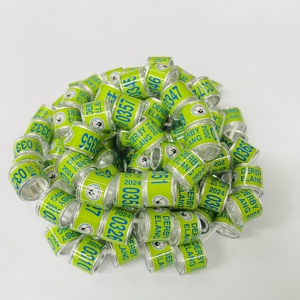 Bague de course pour pigeon 2024, multicolore, avec inscription, boucles d'oreilles//v - Product Image 2