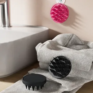 Custom Logo Luxury Hairbrush Multi-Type Silicone Comb Shampoo Brush With Scalp Care Feature Features A Comfortable Massage Head