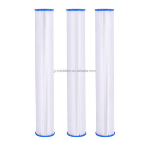 Nước Lọc Cartridge có thể giặt PE cho Polyester 2.5x10 20 <span class=keywords><strong>4</strong></span>.5x10 20 inch xếp li Poly trầm tích 5 10 20 micron - Product Image 2