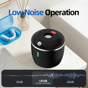 Nettoyeur ultrasonique dentaire pour prothèses, appareil de nettoyage ultrasonique UV pour prothèses dentaires et gouttières - Product Image 3
