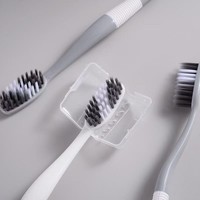 Brosse à dents et nettoyeur de langue tout-en-un Soins dentaires polyvalents avec conception de nettoyage de langue intégrée et poils ultra-doux