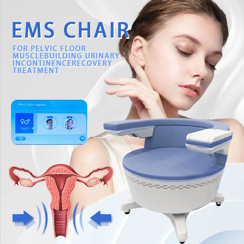 Non Invasive Pelvic Floor Chair maquina Strengthening Ems Pelvic Muscles Chair Promote Postpartum Repair ems pelvic floor chair