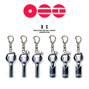 Porte-clés plat Amei Stick Namjoongkook Merchandise pour Lightstick BTS 4ème Génération, pendentif de sac - Product Image 5