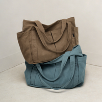 fourre-tout personnalisés en OEM 2025 Nouvelle marque pour dames Grande capacité Sacs fourre-tout en cuir vintage pour femmes