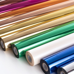 Papel de Lámina Caliente de 4cm/8cm, Rollo de Papel de Lámina Dorada y Plateada, Lámina de Transferencia Térmica para Papel y Cuero - Product Image 1