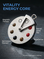 Colliers de mode pour femmes en cristal, pendentifs en acier inoxydable de haute qualité, énergie quantique scalaire, prix