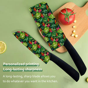 Juego de Cuchillos de Chef de Cerámica Japonesa, 5 Piezas, Juego de Regalo, Presentación Premium, Mangos de Plástico, Entrega Rápida, Envío Gratuito - Product Image 3