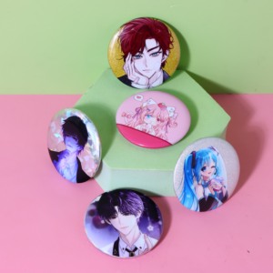 Miễn Phí Thiết Kế Có Sẵn Pin Maker 44Mm 58Mm 75Mm Phản Quang Thăng Hoa In Ấn Các Loại Trống Kim Loại Biểu Tượng Tùy Chỉnh Huy Hiệu Pin Nút - Product Image 6