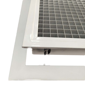 Grille de ventilation en alliage d'aluminium durable pour plafond, style moderne, filtre de ventilation d'air de retour en métal pour usage de bureau - Product Image 4