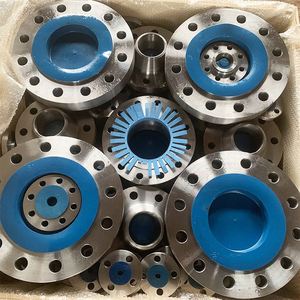 Flens las pantat tekanan tinggi flens baja karbon standar nasional flens Las diameter besar dengan leher - Product Image 4