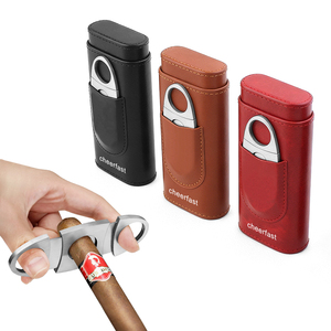 <span class=keywords><strong>Estuche</strong></span> <span class=keywords><strong>para</strong></span> Cigarros de Varios Colores, <span class=keywords><strong>Estuche</strong></span> de Cuero PU Espacioso <span class=keywords><strong>para</strong></span> Viaje con Diseño de Gran Abertura <span class=keywords><strong>para</strong></span> Hombres - Product Image 1