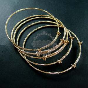 กำไลทองเหลืองแฮนด์เมดแห่งความสุข - Product Image 1