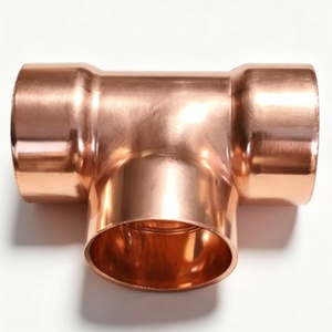 Factory Price Copper Tee High Quality Copper Equal Diameter Tee Small and Middle Diameter <b>Pipes</b> Copper Tee - Product Image 3