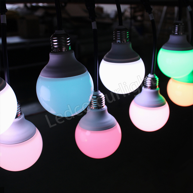 80mm Color Changing Led RGB Light Pixel Bulb DMX for Event Party