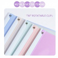 Porte-documents rotatif A4, organiseur de documents pour étudiants, ensemble de papeterie personnalisable