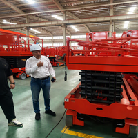 Plateforme élévatrice mobile électrique à ciseaux hydraulique 12m 16m pour l'entretien industriel