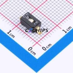 CFS-0101MB DIP Switch Switch Flat Toggle, Groove Type Single Pole Single Throw 1 Gull Wing Type - Product Image 1