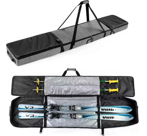 आउटडोर स्पोर्ट्स वाटरप्रूफ ऑक्फोर्ड टोटे स्की बैग स्कीइंग और स्नोबोर्डिंग के लिए बाध्यकारी स्ट्रैप सुरक्षात्मक स्नोबोर्ड आस्तीन के साथ - Product Image 1