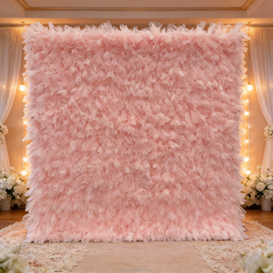 Decoración Creativa para Fondo de Escenario, Accesorios Decorativos, Velo de Gasa de Seda Colgante para Eventos de Boda - Product Image 4