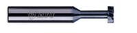 Fraise en acier au tungstène en forme de T - Type standard - 4 lames revêtues de TIALN 55HRC pour machines spécialisées aérospatiales