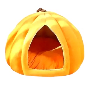 <span class=keywords><strong>Cama</strong></span> para Gatos con Diseño de Calabaza, para las Cuatro Estaciones, Cálida, Artículos para el Hogar de Mascotas, Venta al Por Mayor Directa de Fábrica, Compatible con OEM - Product Image 4