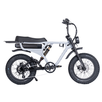 Vélo électrique sport à pneus super larges 1000W EMTB tout-terrain à suspension intégrale Enduro avec batterie au lithium et moteur à moyeu arrière