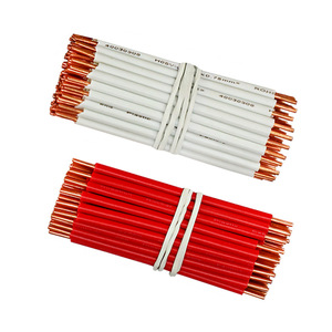 Tinned Copper <b>Wire</b> 0.75mm Red And White Insulated Stranded BV RV Electronic <b>Wire</b> For <b>Electrical</b> Use - Product Image 1