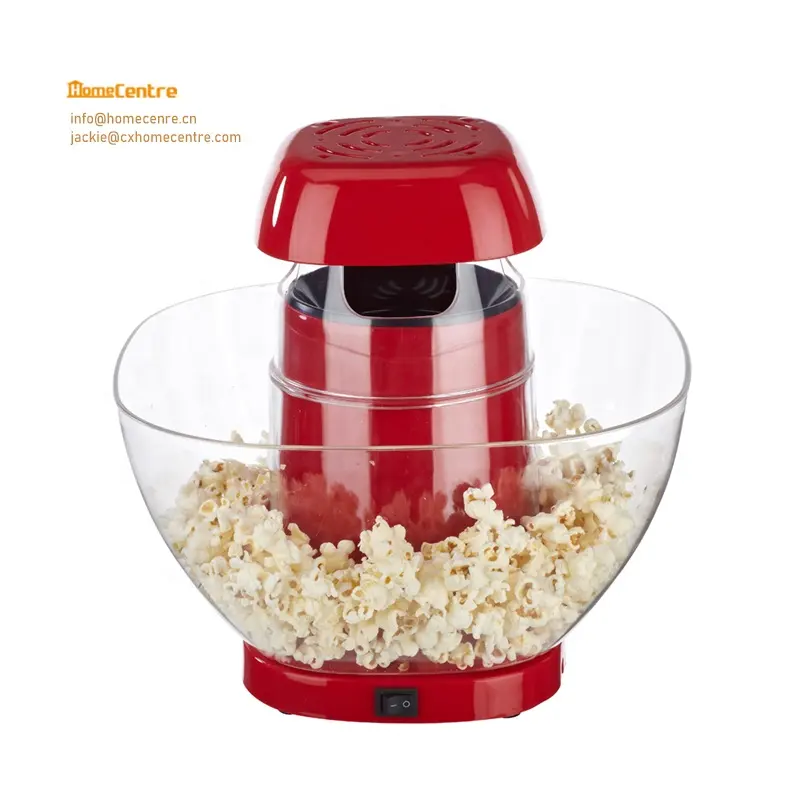 Elektrischer Heißluft-Popcorn-Hersteller mit großer Kapazität und abnehmbarer Schüssel