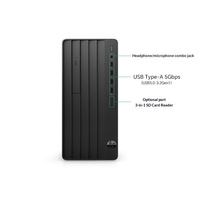 Ordinateur de bureau professionnel HP 200 Pro G9MT Édition étudiante financière 14e génération I3/i5 SSD Windows 10 Neuf Sans moniteur Graphiques intégrés