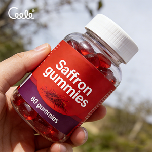 Gummies au Safran avec Ashwagandha, GABA, Vitamines B6, B12, D3 pour Soutenir l'Énergie, l'Humeur, l'Équilibre, la Santé Immunitaire et la Fonction du Système Nerveux - Product Image 3