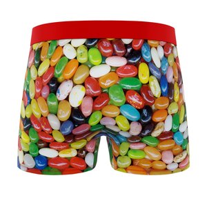 Personalized Branded Men's Underwear Soft <b>Polyester</b> Spandex Short Full Customization One Stop Service With Fun Package - Product Image 2