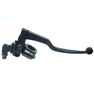 Leviers de frein de guidon de moto Mochi, noirs, réglables, pour FXD125 CG125, ajustement universel - Product Image 5