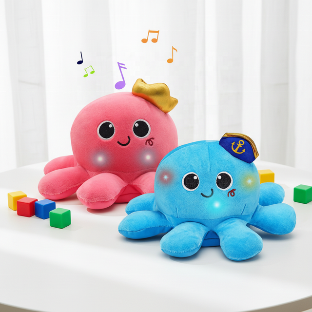 Belinda Custom Plush Toy Electric Octopus Plushies Voice Interaction Wholesale Plush Animal Toys Fot Children Custom Plush Toy
