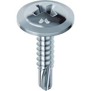 Vis auto-perceuse TMT rainurée 4.2x32mm norme ANSI/JIS/ISO finition zinguée et oxyde noir en nylon C1022 longueur 16mm - Product Image 2