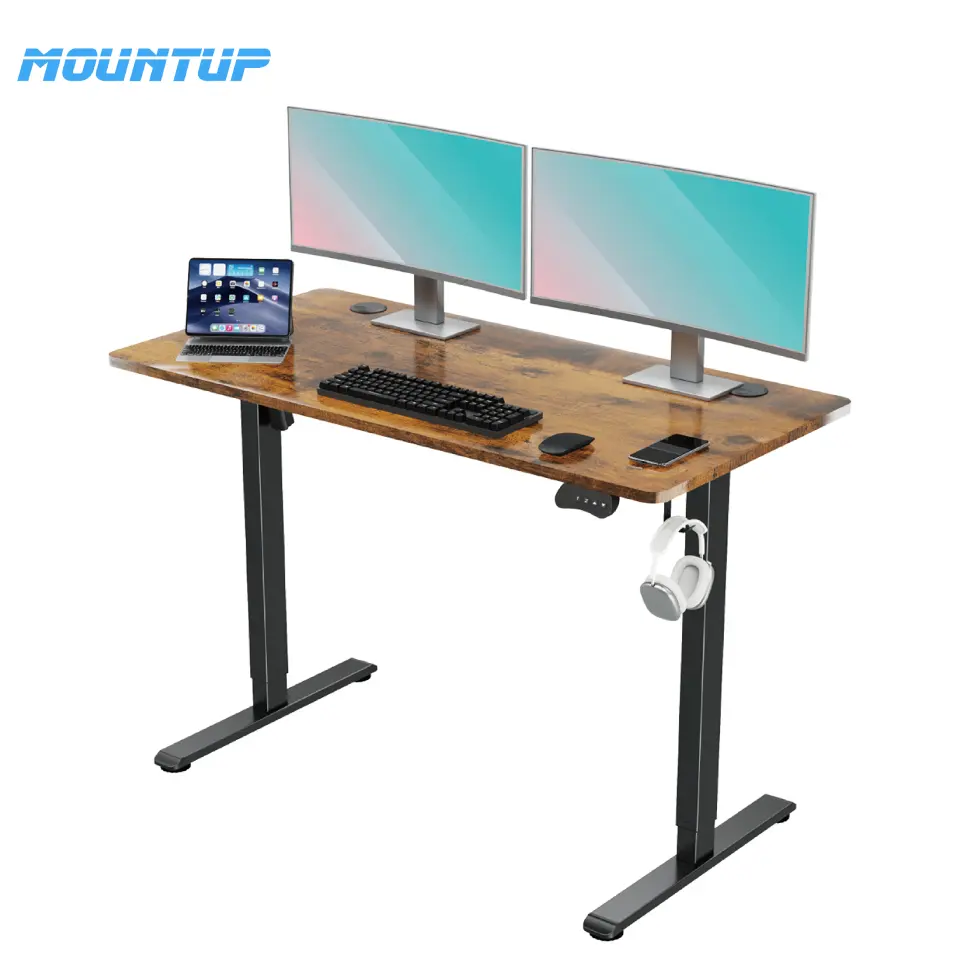 Mountup 120*60cm điện đứng lên bàn máy tính đứng bàn văn phòng chiều cao điều chỉnh 71-116cm