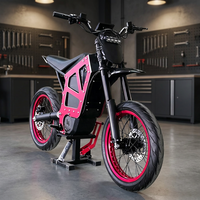 Bicicleta Eléctrica de Montaña Todoterreno HCBK-X50, Motor de 22000W, 330Nm, 72V58AH, Cuadro de Aleación de Aluminio, 120KM/H, Arctic Leopard Cloud Leopard