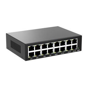 สวิตช์เครือข่ายอีเธอร์เน็ตแบบธรรมดา 16 พอร์ต 16FE ความเร็ว 10/100/1000Mbps  ตัวเรือนโลหะ  ติดตั้งบนราง DIN  ไม่ต้องมีการจัดการ  ลดราคาพิเศษ - Product Image 4