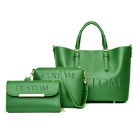 Tas Selempang Wanita Custom Sorority dengan Logo Cetak, Set Tas Pink dari Kulit Vegan, Tas Ibu, Tas Tangan, Tas Tote, Tas Selempang dengan Dompet