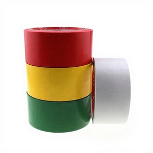 Ruban adhésif de signalisation au sol en PVC acrylique jaune à haute viscosité, livraison directe, grande quantité, meilleur prix - Product Image 1