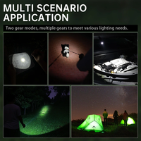 Wurkcos TS12 senter Mini Senter Led 1350LM 473m, senter jarak jauh senter kuat isi ulang USB C