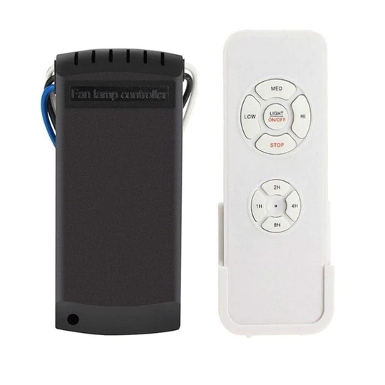 QIACHIP FLCW-110V/220V Universal Ceiling Fan Lights Wireless Remote Control Kit with WiFi RF Remote LAMP Control