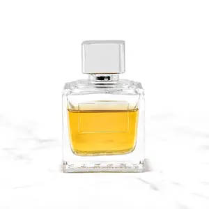 Fashion Luxury Design 30 Ml 50 Ml 100 Ml Empty Square Glass Perfume Bottle With Perfume Cap